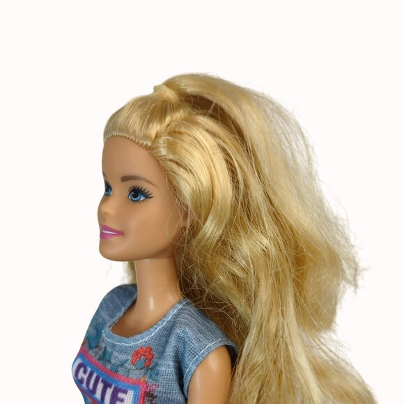 Barbie Play N Wash Pets Doll P30HF FXH11 Redressed in Pajamas 2019 - Picture 5 of 6